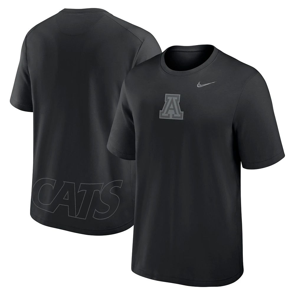 T-shirt Nike noir Arizona Wildcats Primary Statement Performance pour homme