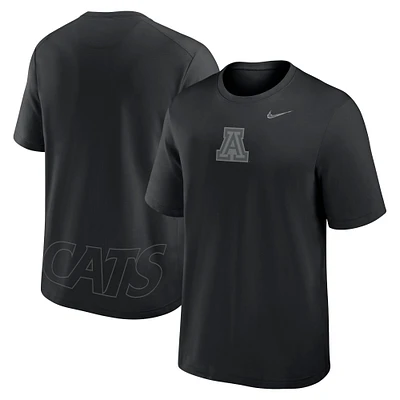 T-shirt Nike noir Arizona Wildcats Primary Statement Performance pour homme
