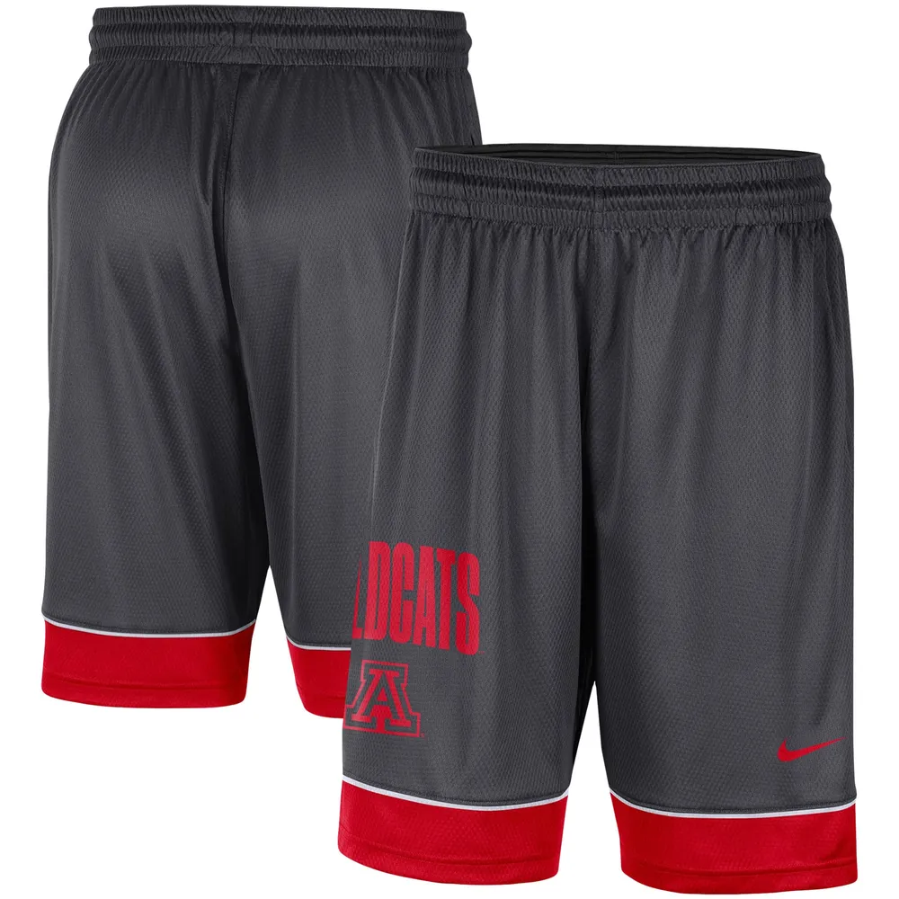 Short Fast Break des Wildcats de l'Arizona pour Homme Nike Anthracite/Rouge