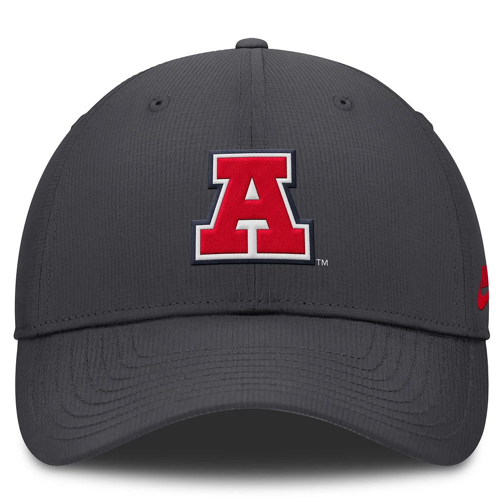 Men's Nike Charcoal Arizona Wildcats Core Rise Vault Performance Adjustable Hat