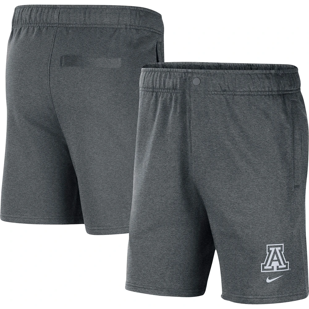 Short Nike Arizona Wildcats Fleece gris pour homme