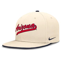 Casquette ajustée Nike Natural Arizona Wildcats Primetime True Performance pour homme