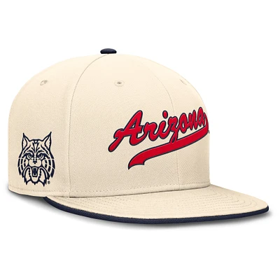 Casquette ajustée Nike Natural Arizona Wildcats Primetime True Performance pour homme