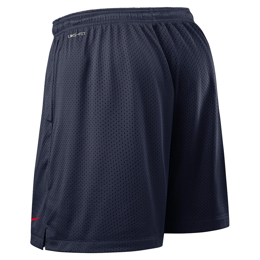 Short de performance réversible Nike bleu marine/rouge Arizona Wildcats 2025 pour homme