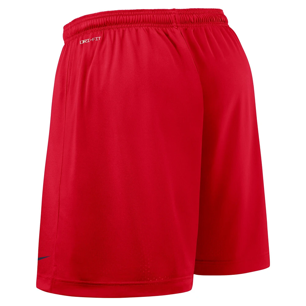 Short de performance réversible Nike bleu marine/rouge Arizona Wildcats 2025 pour homme
