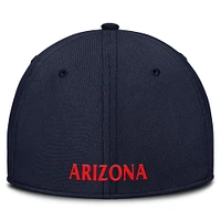 Men's Nike Navy Arizona Wildcats 2025 Dugout Coaches Rise Swoosh Performance Flex Hat
