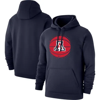 Arizona Wildcats Nike Basketball Pullover Hoodie - Navy