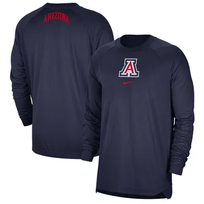 Arizona Wildcats Nike Basketball Spotlight Performance Raglan T-Shirt - Navy