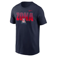 Men's Nike Navy Arizona Wildcats Campus Local T-Shirt