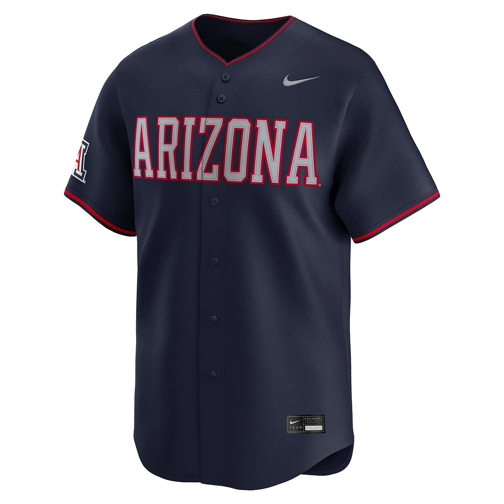 Men's Nike Navy Arizona Wildcats College Limited Baseball Jersey