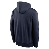 Men's Nike Navy Arizona Wildcats Icon Football Performance Pullover Hoodie