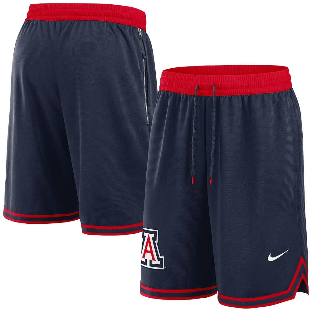 Short de basket-ball Nike bleu marine Arizona Wildcats Performance pour homme