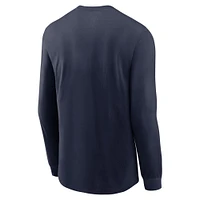 Men's Nike Navy Arizona Wildcats Primary Logo Long Sleeve T-Shirt