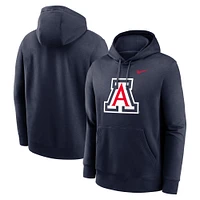 Men's Nike Navy Arizona Wildcats Primetime Club Fleece Pullover Hoodie