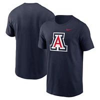 T-shirt Nike bleu marine avec logo Evergreen des Arizona Wildcats pour hommes