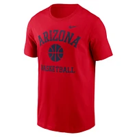 Men's Nike Red Arizona Wildcats Basketball Icon T-Shirt