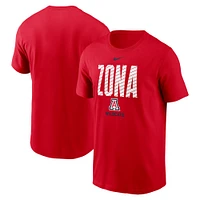 T-shirt Nike Campus Endzone pour homme, rouge, Arizona Wildcats