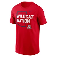 Men's Nike Red Arizona Wildcats Campus Local T-Shirt