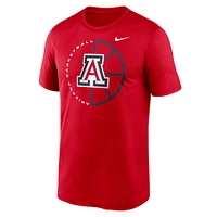 Men's Nike Red Arizona Wildcats Legend Basketball Icon Performance T-Shirt