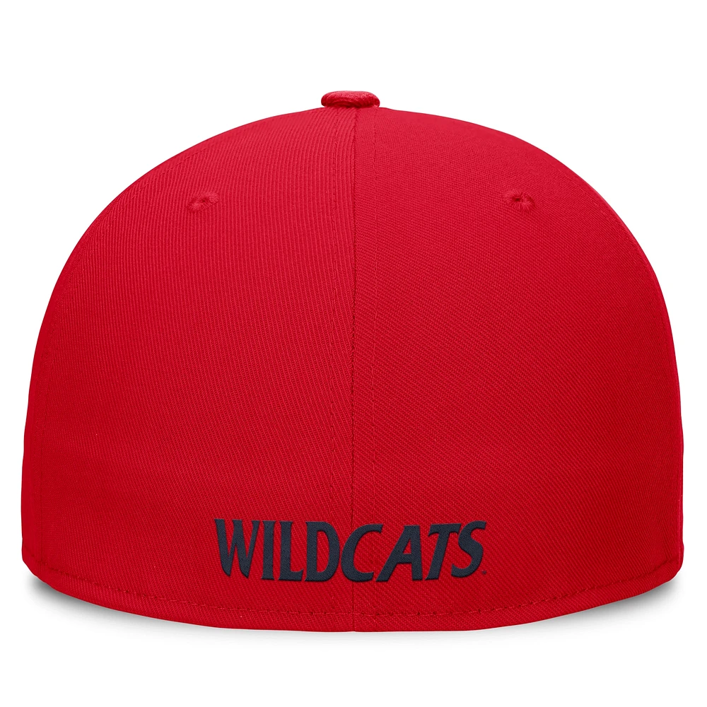 Casquette ajustée Nike pour hommes, rouge, Arizona Wildcats On-Field Pro