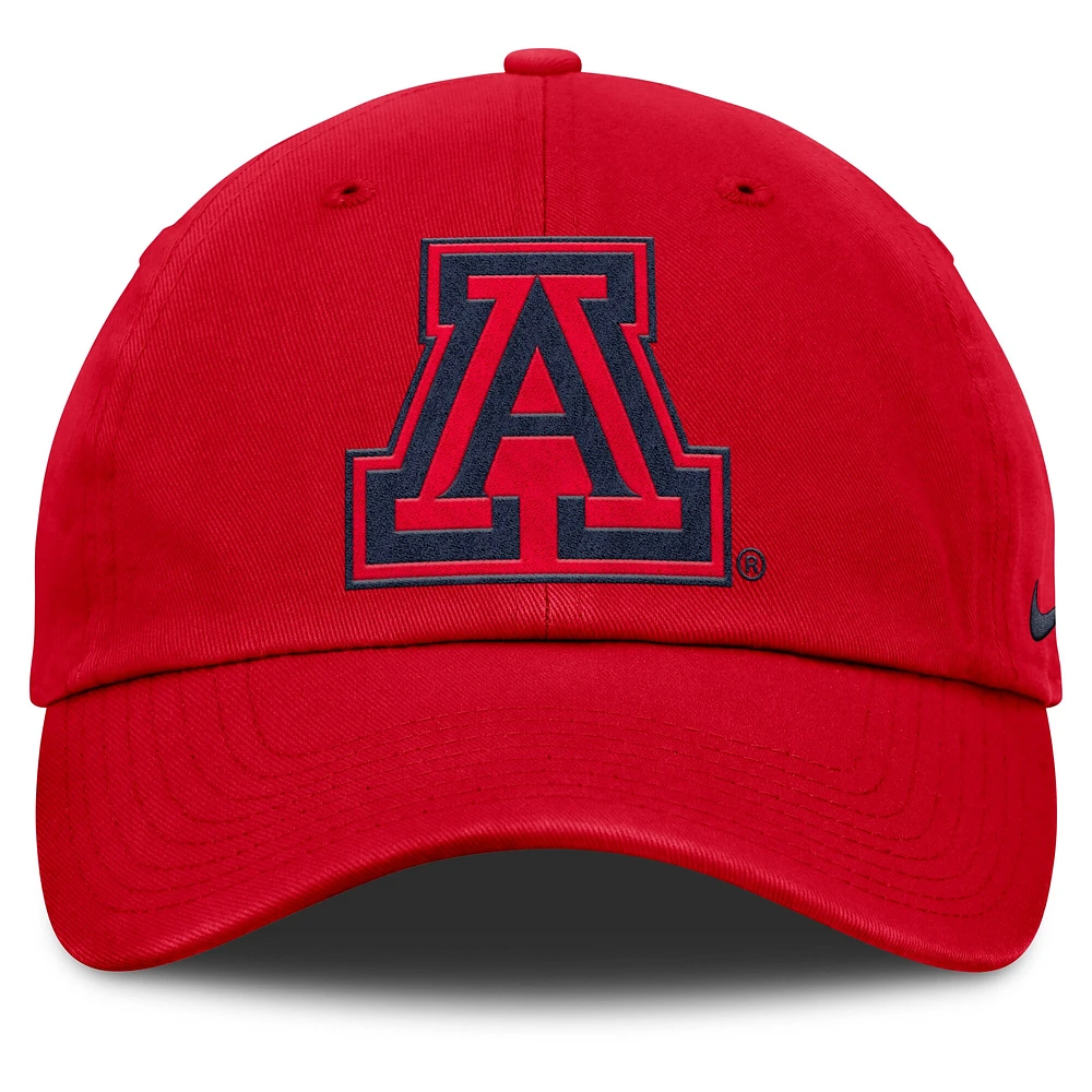 Casquette ajustable Nike Primetime Club pour homme, rouge, Arizona Wildcats