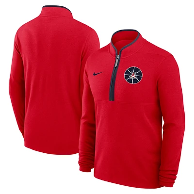 Men's Nike Red Arizona Wildcats Victory Basketball Performance Half-Zip Pullover