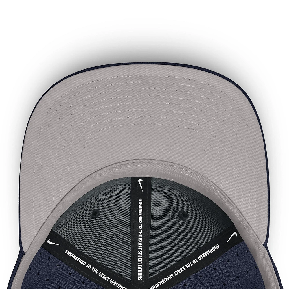 Casquette Nike True Performance pour homme, blanche/bleu marine, Arizona Wildcats On-Field Dugout