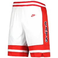 Short rétro performance Nike pour homme, blanc/rouge, Arizona Wildcats Limited