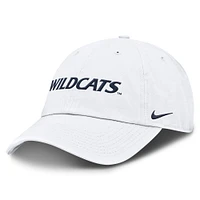 Men's Nike White Arizona Wildcats Core Club Mascot Wordmark Adjustable Hat