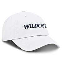 Men's Nike White Arizona Wildcats Core Club Mascot Wordmark Adjustable Hat