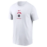 T-shirt de basket-ball Nike blanc Arizona Wildcats On-Court pour homme