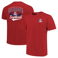 T-shirt rouge de softball des Wildcats l'Arizona pour hommes