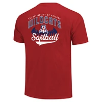 T-shirt rouge de softball des Wildcats l'Arizona pour hommes