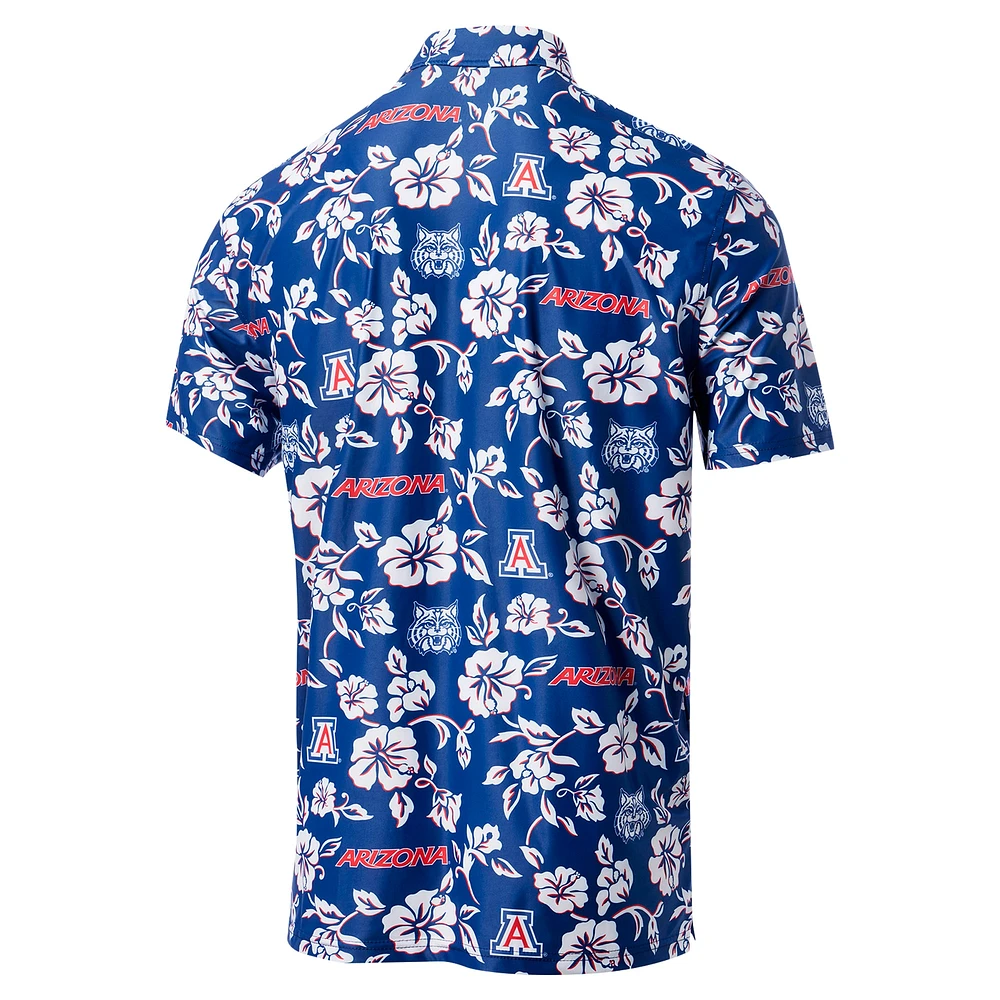 Polo Performance Reyn Spooner bleu marine pour homme des Arizona Wildcats