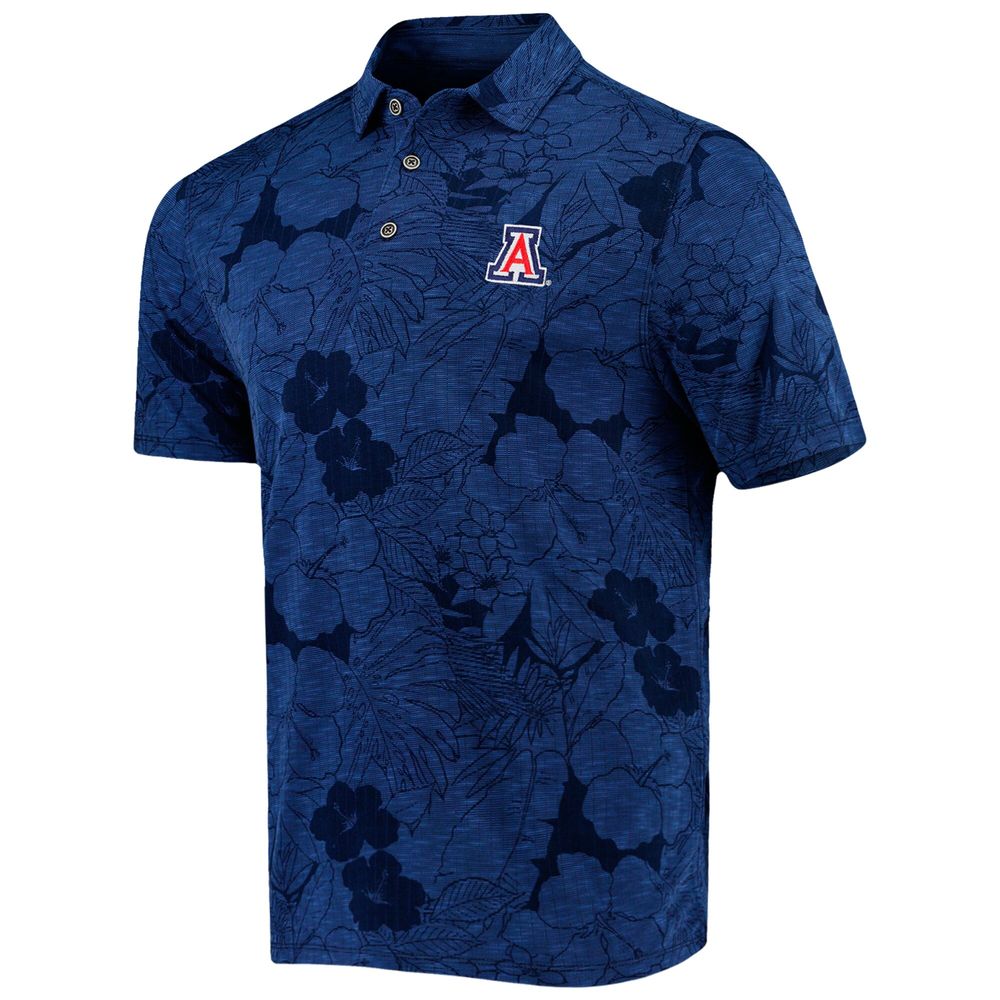 Men's Tommy Bahama Navy Arizona Wildcats Miramar Blooms Polo