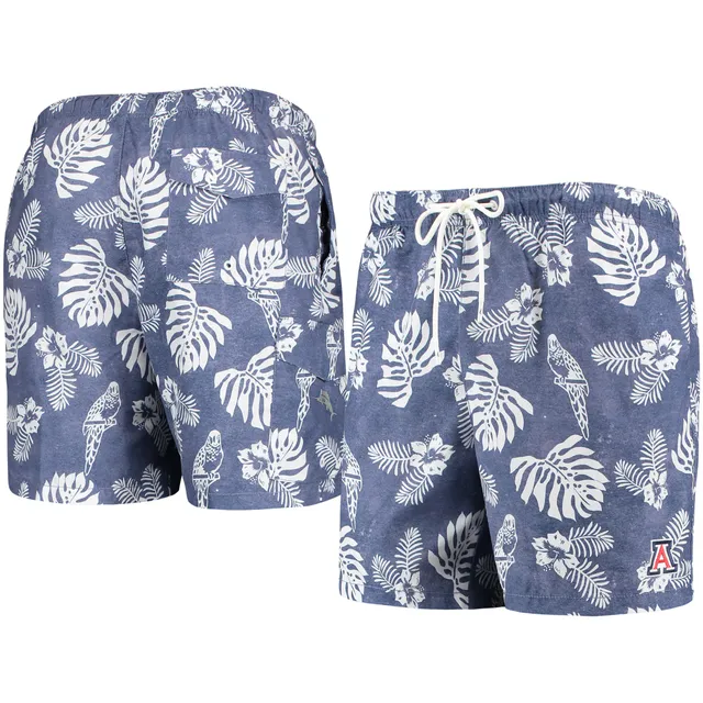 Detroit Tigers Tommy Bahama Naples Parrot in Paradise Swim Shorts - Navy