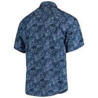 Men's Tommy Bahama Navy Arizona Wildcats Sport Jungle Shade Camp Button-Up Shirt