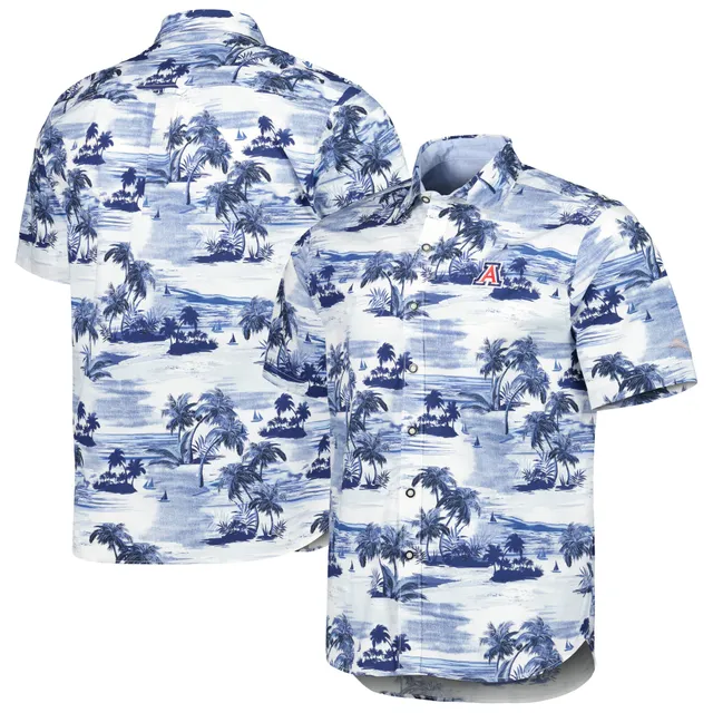 Lids Clemson Tigers Tommy Bahama Forest Fronds Button-Up Shirt - Oatmeal