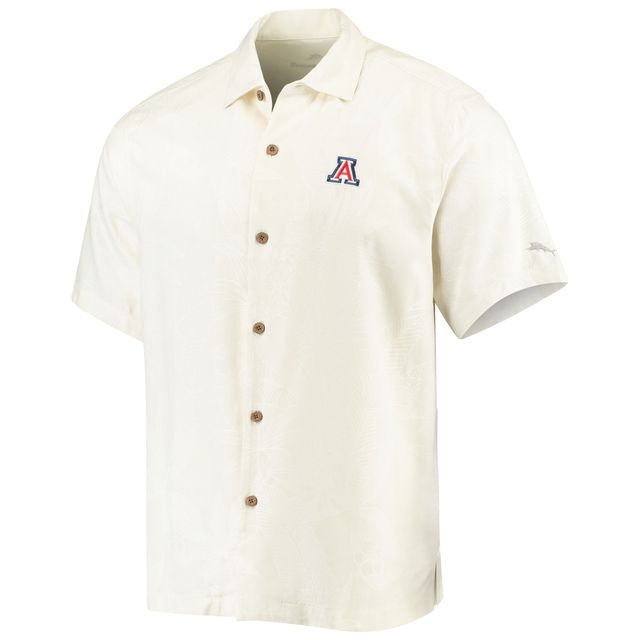 Chemise boutonnée Tommy Bahama Arizona Wildcats Al Fresco Tropics pour homme, blanc