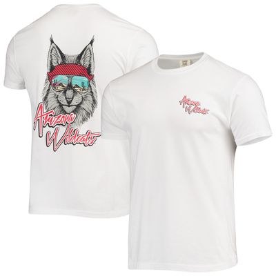 Men's White Arizona Wildcats Mascot Bandana T-Shirt