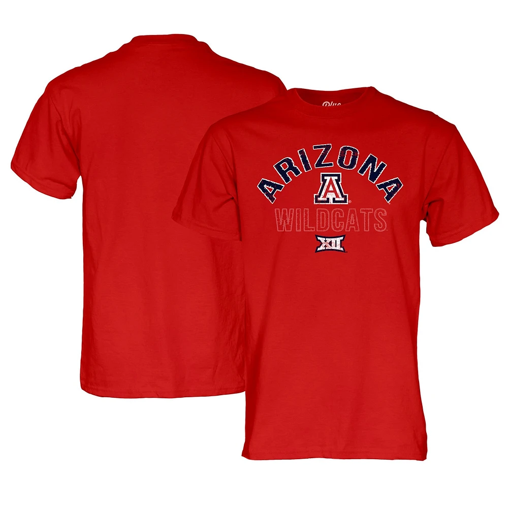 T-shirt unisexe bleu 84 rouge Arizona Wildcats Big 12 Conference Member