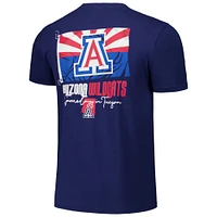 Unisex Navy Arizona Wildcats Hyper Local Gameday Flag T-Shirt