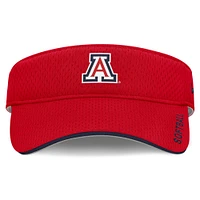 Unisex Nike Red Arizona Wildcats 2025 Dugout Softball Ace Performance Adjustable Visor