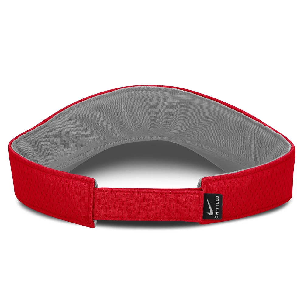 Unisex Nike Red Arizona Wildcats 2025 Dugout Softball Ace Performance Adjustable Visor