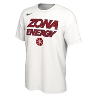 T-shirt unisexe Nike blanc Arizona Wildcats 2024 On-Court Bench Energy