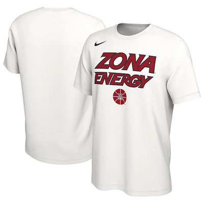 Unisex Nike  White Arizona Wildcats 2024 On-Court Bench Energy T-Shirt