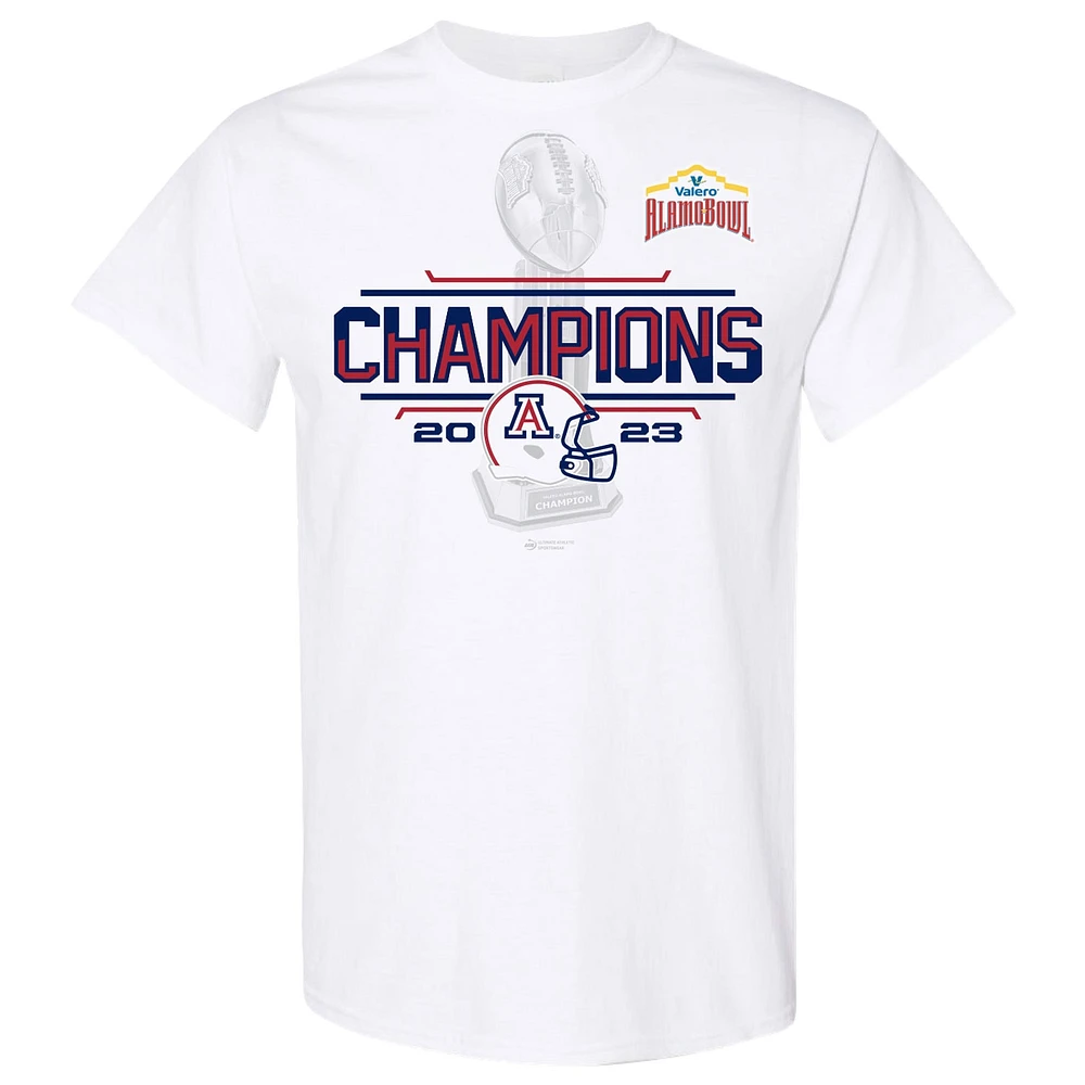 Unisex  White Arizona Wildcats 2023 Alamo Bowl Champions T-Shirt