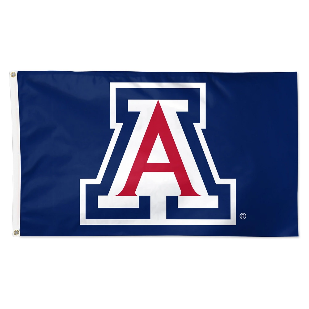 WinCraft Arizona Wildcats Drapeau simple face avec logo principal 3 pi x 5 pi