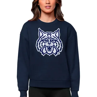 Arizona Wildcats Antigua Women's Victory Crewneck Pullover Sweatshirt - Navy