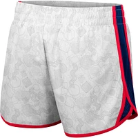 Women's Colosseum White Arizona Wildcats The Plastics Geo Print Shorts